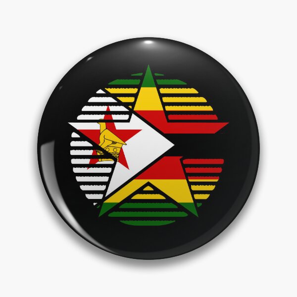 Item preview, Retro Zimbabwe Flag Star ZW designed and sold by shitpostee.