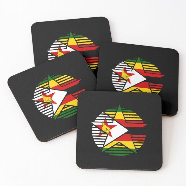 Item preview, Retro Zimbabwe Flag Star ZW designed and sold by shitpostee.