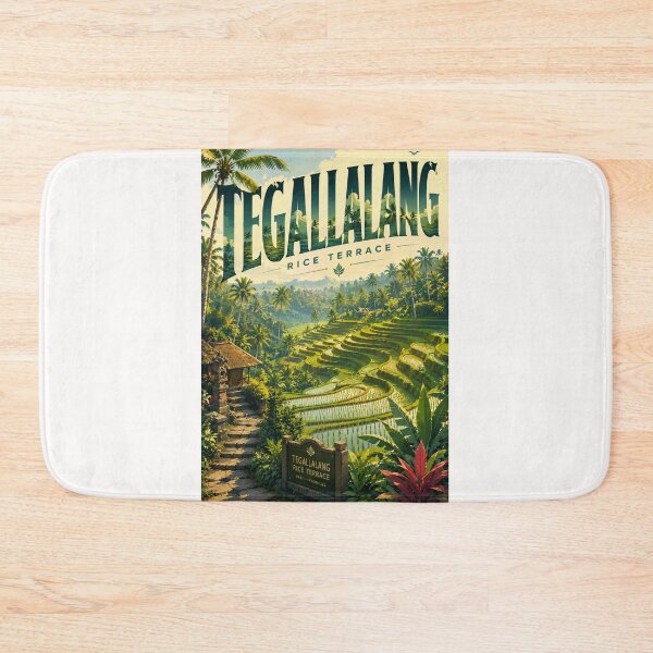 Item preview, Tegallalang Rice Terraces Near Ubud in Bali Indonesia designed and sold by Places On Earth.