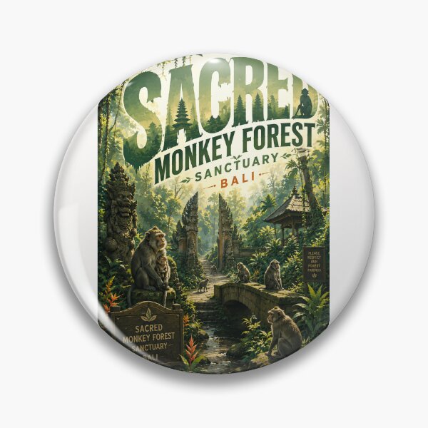 Item preview, Sacred Monkey Forest Sanctuary in Ubud Bali Indonesia designed and sold by Places On Earth.