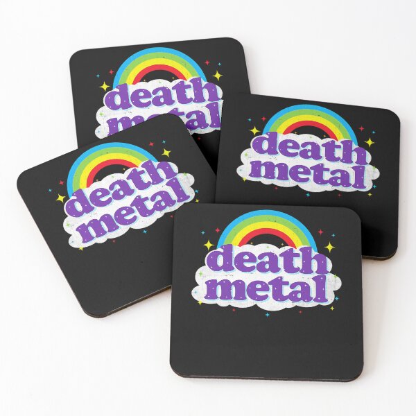 Item preview, Death Metal Rainbow Cute Music Meme designed and sold by suharshaka.