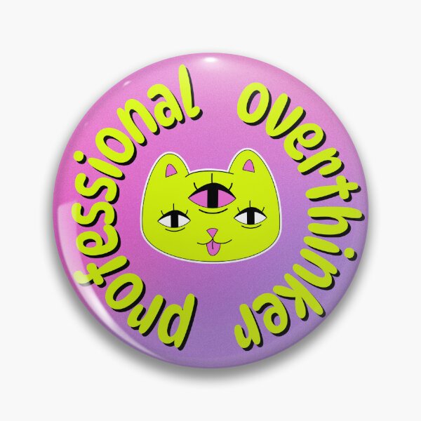Item preview, Professional Overthinker Third Eye Cat designed and sold by jianina-alondra.