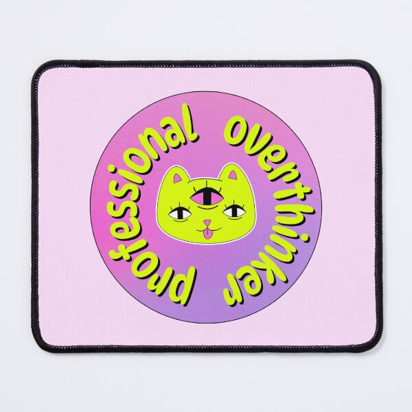 Item preview, Professional Overthinker Third Eye Cat designed and sold by jianina-alondra.