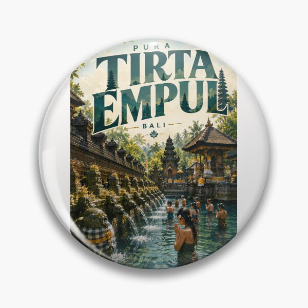 Item preview, Pura Tirta Empul Bali Sacred Springs and Hindu Temple Complex designed and sold by Places On Earth.