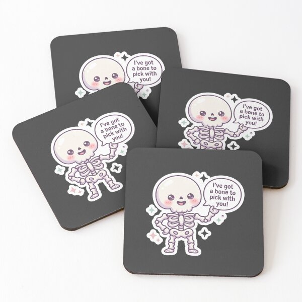 Item preview, Kawaii Skeleton Pun designed and sold by Cerys-GS.