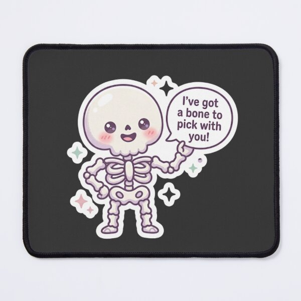Item preview, Kawaii Skeleton Pun designed and sold by Cerys-GS.