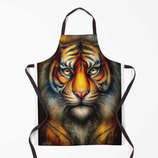 Item preview, Majestic Tiger Portrait with Vibrant Colors and Detail designed and sold by Artessie.