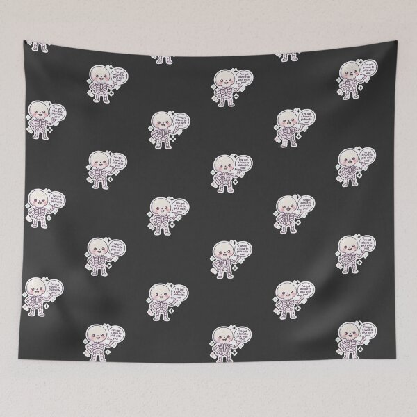 Item preview, Kawaii Skeleton Pun designed and sold by Cerys-GS.