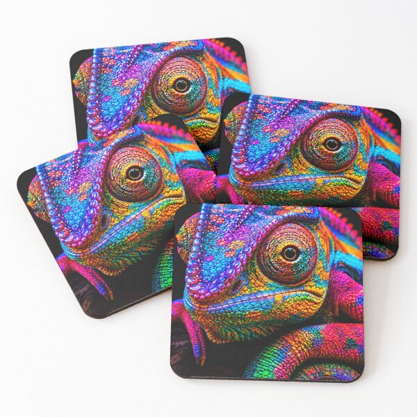 Item preview, Colorful Reptile Digital Artwork designed and sold by Einkstudio.