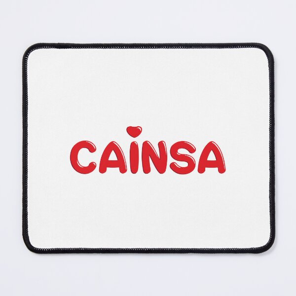 Item preview, CAINSA Red Bubble Lettering with Red Heart Logo designed and sold by mokiregtrea.