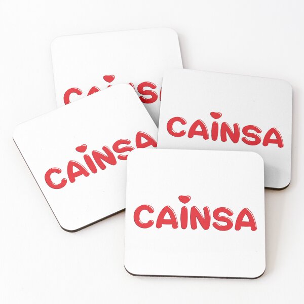 Item preview, CAINSA Red Bubble Lettering with Red Heart Logo designed and sold by mokiregtrea.