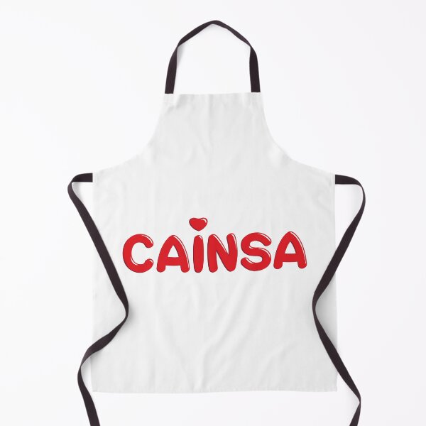 Item preview, CAINSA Red Bubble Lettering with Red Heart Logo designed and sold by mokiregtrea.