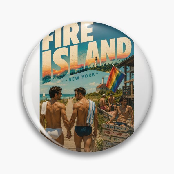 Item preview, Fire Island Gay New York Coastal Escape near Ocean Beach and The Pines designed and sold by Places On Earth.
