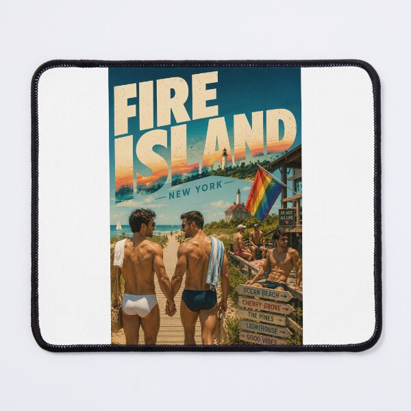 Item preview, Fire Island Gay New York Coastal Escape near Ocean Beach and The Pines designed and sold by Places On Earth.