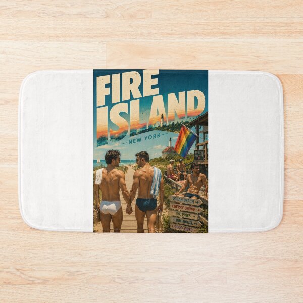 Item preview, Fire Island Gay New York Coastal Escape near Ocean Beach and The Pines designed and sold by Places On Earth.