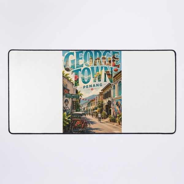 Item preview, George Town Penang Heritage Streets and Historic Malaysian Landmarks designed and sold by Places On Earth.