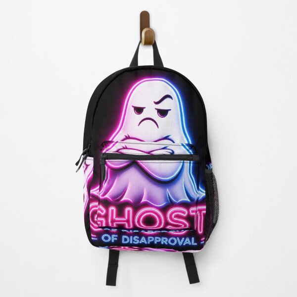 Item preview, Ghost of Disapproval – Funny Neon Grumpy Ghost designed and sold by Abidel.