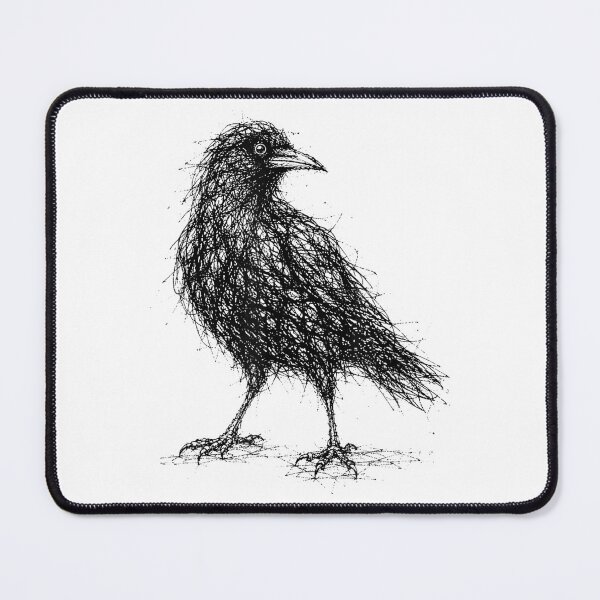 Item preview, Black Crow Raven Bird Dark Gothic Wildlife Illustration Design designed and sold by kiralynstration.