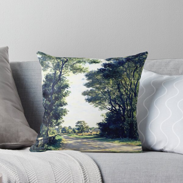 Item preview, Road to the Saint-Siméon Farm: A Tranquil Impressionist Landscape designed and sold by artdesignsnow.