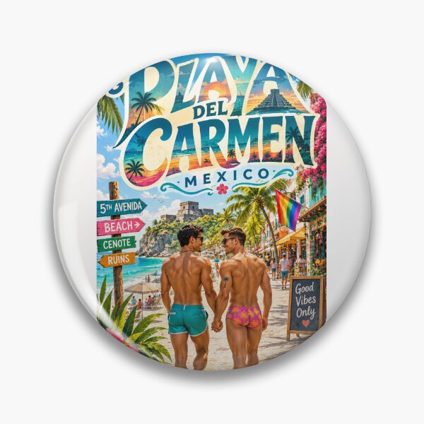 Item preview, Playa del Carmen Riviera Maya y Quintana Roo Costa Caribe Gay designed and sold by Places On Earth.