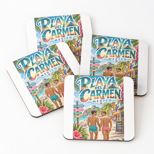 Item preview, Playa del Carmen Riviera Maya and Quintana Roo Caribbean Shore Gay designed and sold by Places On Earth.