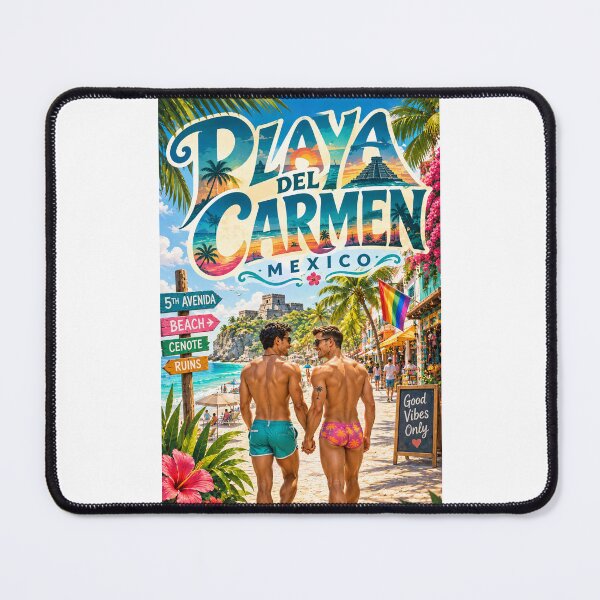 Item preview, Playa del Carmen Riviera Maya and Quintana Roo Caribbean Shore Gay designed and sold by Places On Earth.