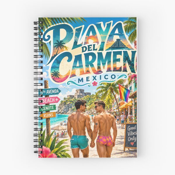 Item preview, Playa del Carmen Riviera Maya and Quintana Roo Caribbean Shore Gay designed and sold by Places On Earth.