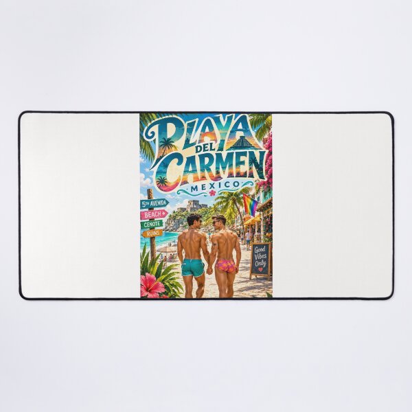 Item preview, Playa del Carmen Riviera Maya and Quintana Roo Caribbean Shore Gay designed and sold by Places On Earth.