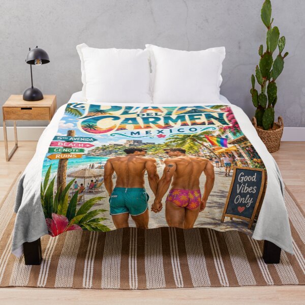 Item preview, Playa del Carmen Riviera Maya and Quintana Roo Caribbean Shore Gay designed and sold by Places On Earth.