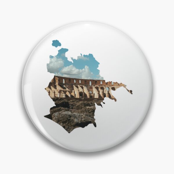 Item preview, Rome Map Colosseum Ancient Amphitheater Architecture Silhouette V1 designed and sold by Maroan93.