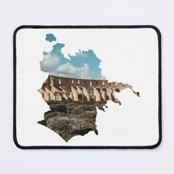 Item preview, Rome Map Colosseum Ancient Amphitheater Architecture Silhouette V1 designed and sold by Maroan93.