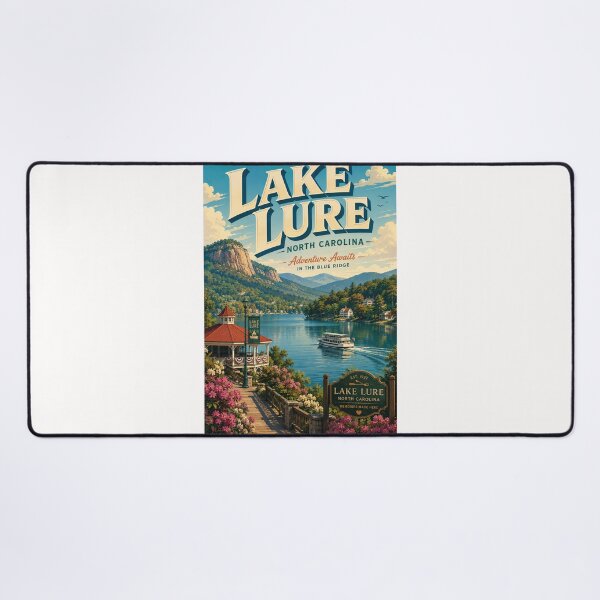 Item preview, Lake Lure North Carolina beneath the Blue Ridge Mountains designed and sold by Places On Earth.