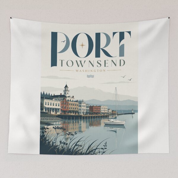 Item preview, Port Townsend Washington Waterfront and Olympic Peninsula Heritage designed and sold by Places On Earth.
