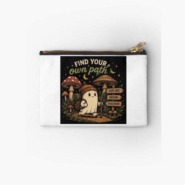 Item preview, Find Your Own Path Ghost Mushroom designed and sold by ThilankaDesign.