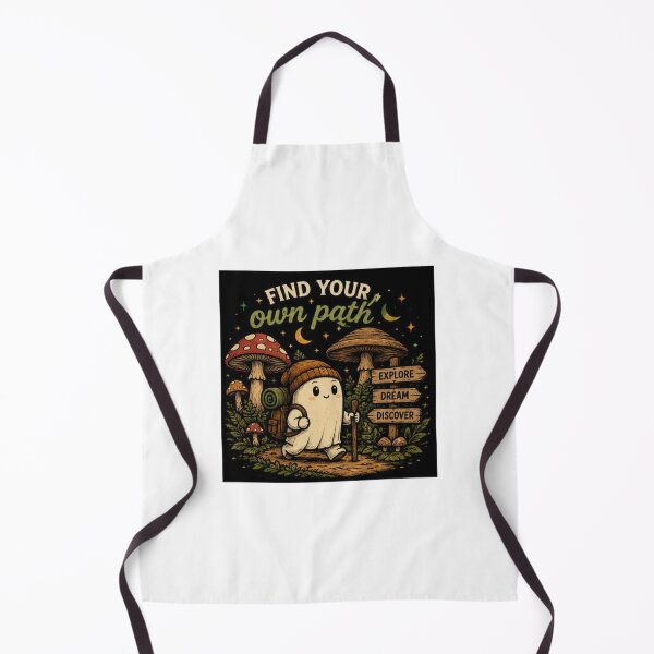 Item preview, Find Your Own Path Ghost Mushroom designed and sold by ThilankaDesign.