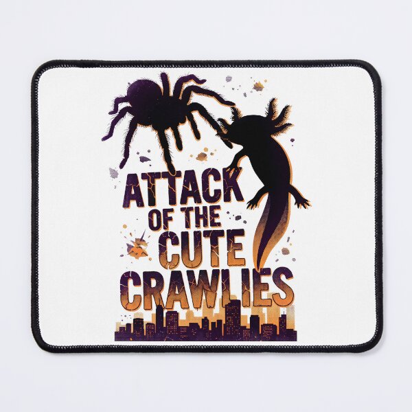 Item preview, Attack of the Cute Crawlies – Funny Halloween Spider Design designed and sold by Kayshies8120.