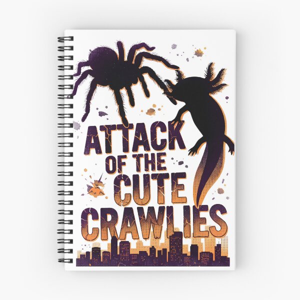 Item preview, Attack of the Cute Crawlies – Funny Halloween Spider Design designed and sold by Kayshies8120.