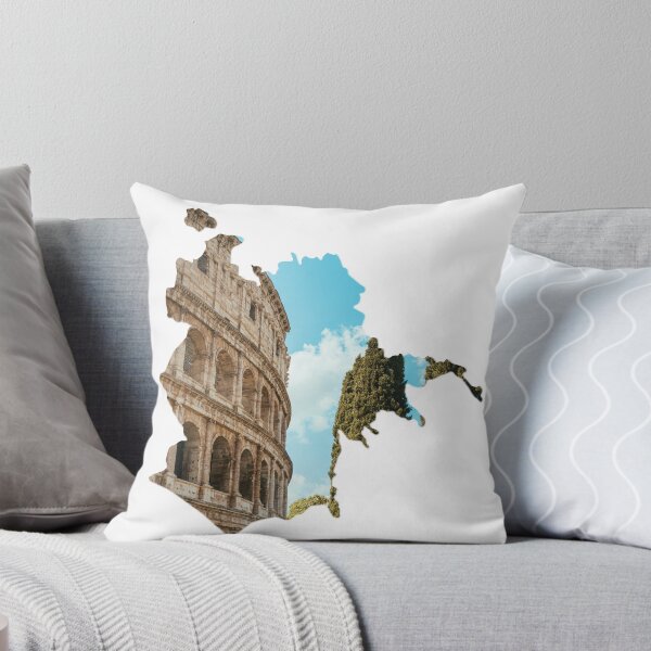 Item preview, Rome Map Colosseum Ancient Amphitheater Architecture Silhouette V3 designed and sold by Maroan93.