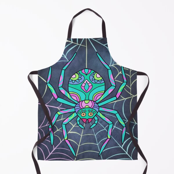 Item preview, Colorful Spooky Spider Halloween Art designed and sold by solarpink.