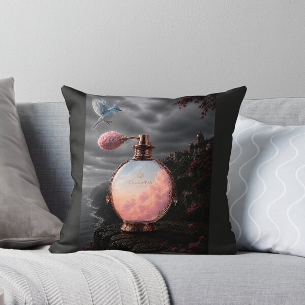 Item preview, Vintage Perfume Bottle and Blue Bird Surreal Fantasy Art designed and sold by Vaelia.