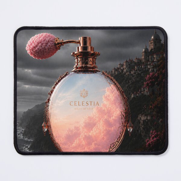 Item preview, Vintage Perfume Bottle and Blue Bird Surreal Fantasy Art designed and sold by Vaelia.