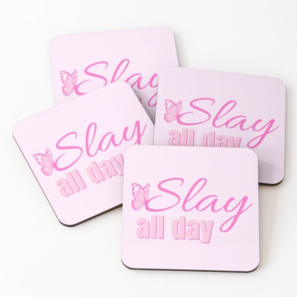 Item preview, Slay All Day Pink Typography designed and sold by jianina-alondra.