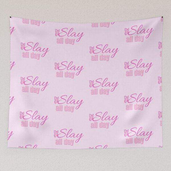 Item preview, Slay All Day Pink Typography designed and sold by jianina-alondra.