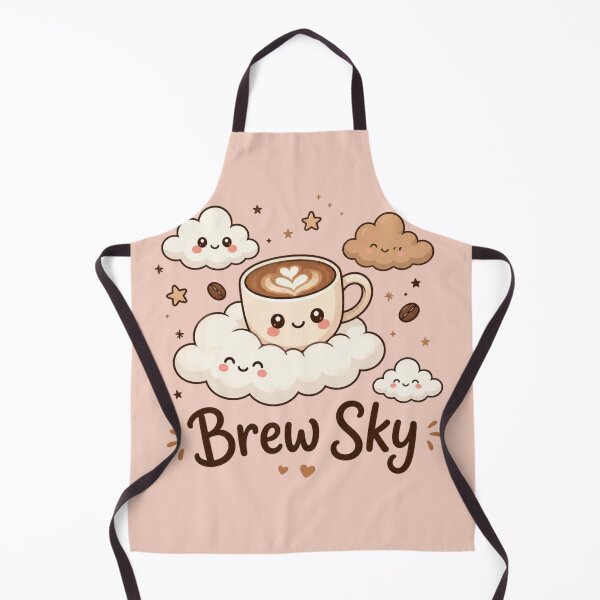 Item preview, Brew Sky Cute Coffee Clouds Kawaii Coffee Lover Aesthetic Cartoon Mug Sticker Gift designed and sold by Sanika arts .