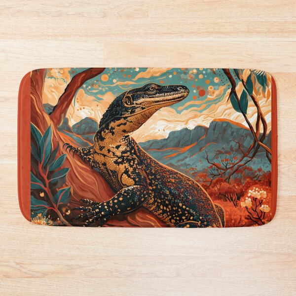 Item preview, Aboriginal Inspired Dot Art - Australian Goanna Lizard designed and sold by GrinGalore.