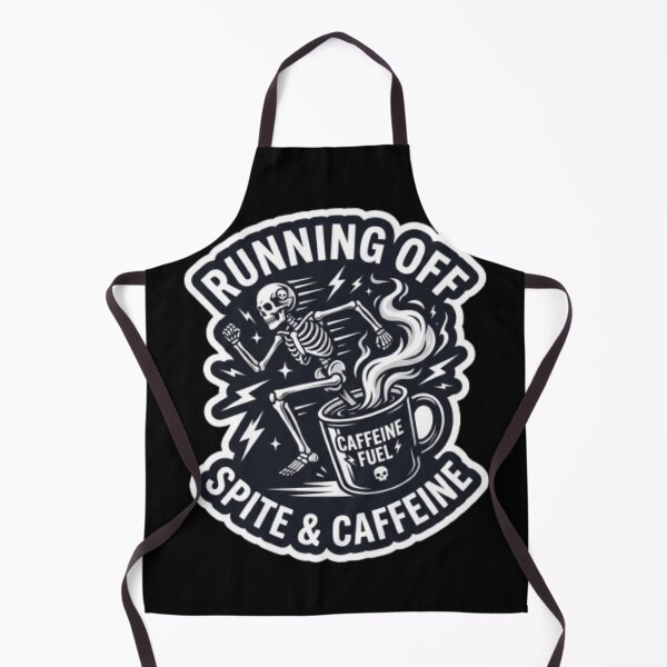 Item preview, Running Off Spite And Caffeine - Skeleton Runner Coffee designed and sold by OLLI_STORE.