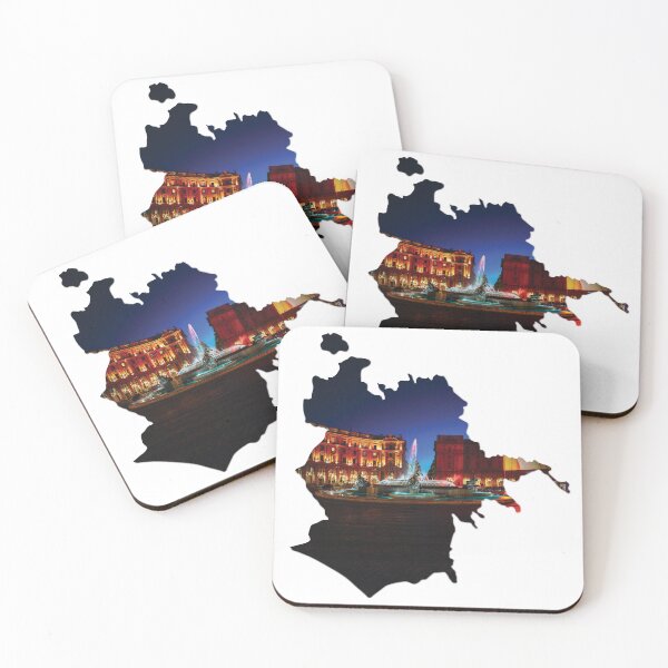Item preview, Rome Map Piazza della Repubblica Fountain of the Naiads Silhouette designed and sold by Maroan93.