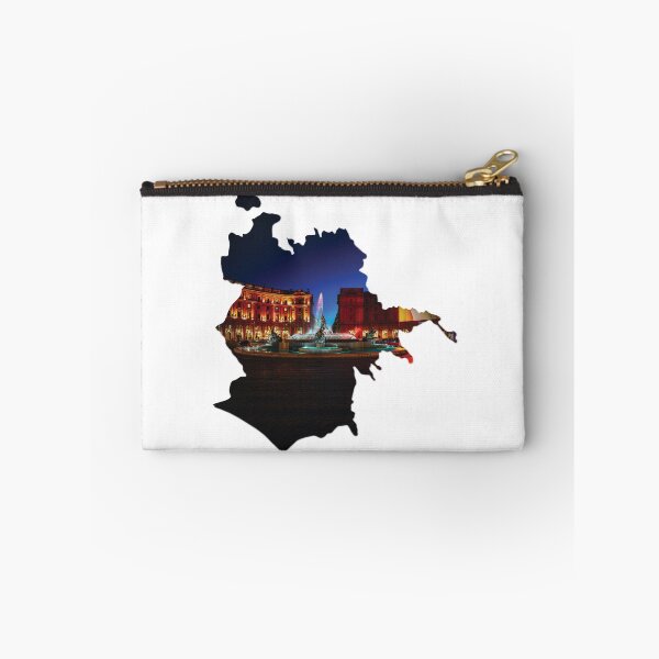 Item preview, Rome Map Piazza della Repubblica Fountain of the Naiads Silhouette designed and sold by Maroan93.