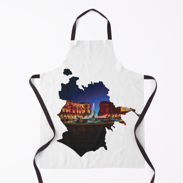 Item preview, Rome Map Piazza della Repubblica Fountain of the Naiads Silhouette designed and sold by Maroan93.
