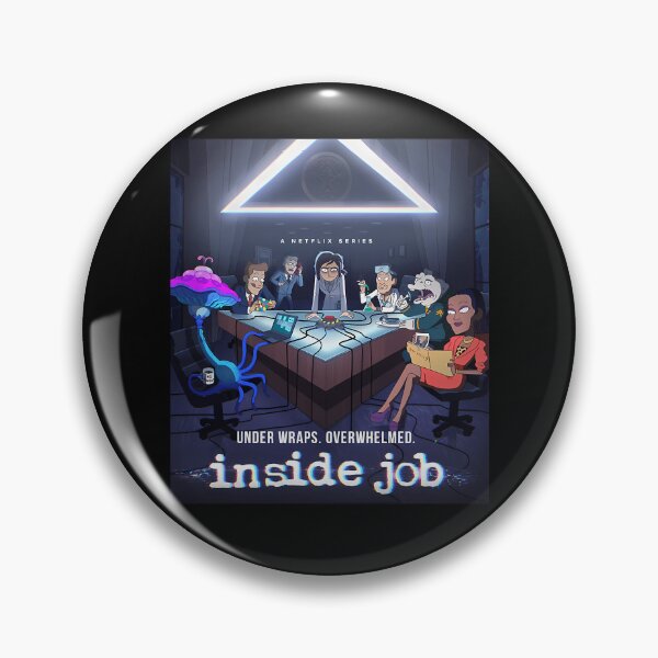 Item preview, Inside Job Netflix Cognito Inc Control Room Key Art designed and sold by BlackStar2077.